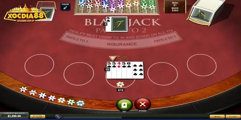 Blackjack Online là một trò chơi không quá phức tạp