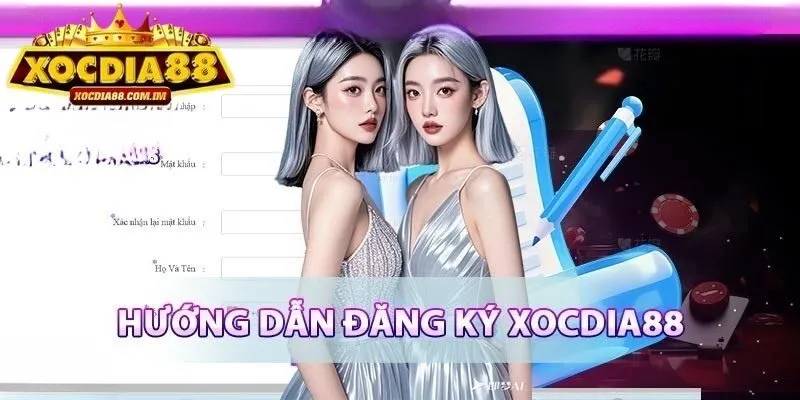 Các bước tạo nick cá cược Xocdia88 trên máy tính