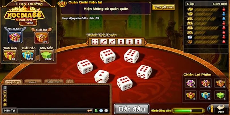 3 hình thức chơi lắc xí ngầu online