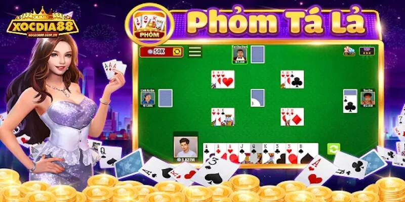Phỏm tá lả là trò chơi đánh bài sử dụng bộ bài Tây 52 lá